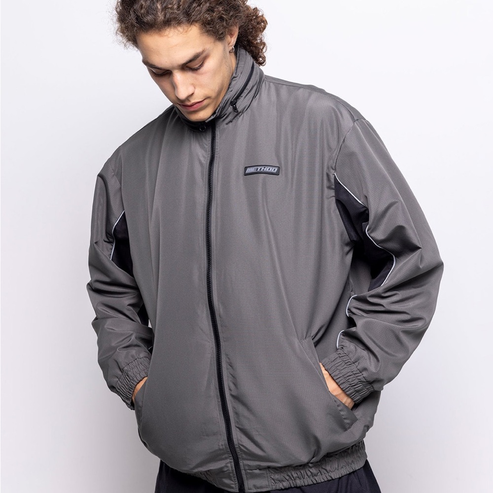 Reebok Purple and White Performance Jacket